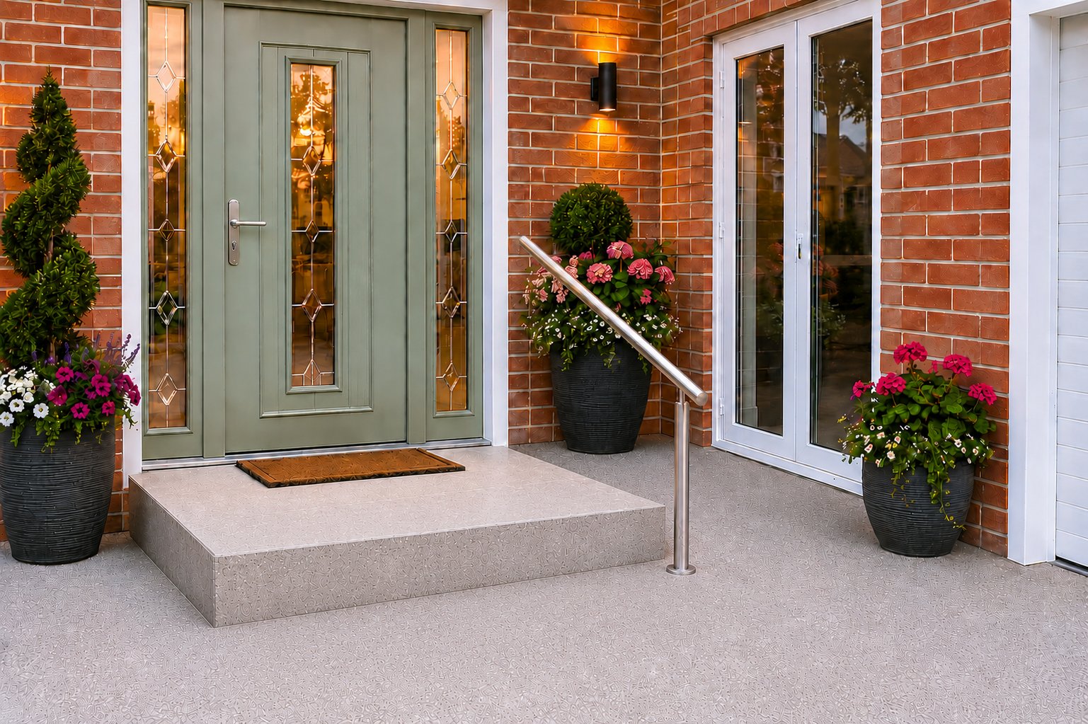 1 Step β 1 Side handrail installation