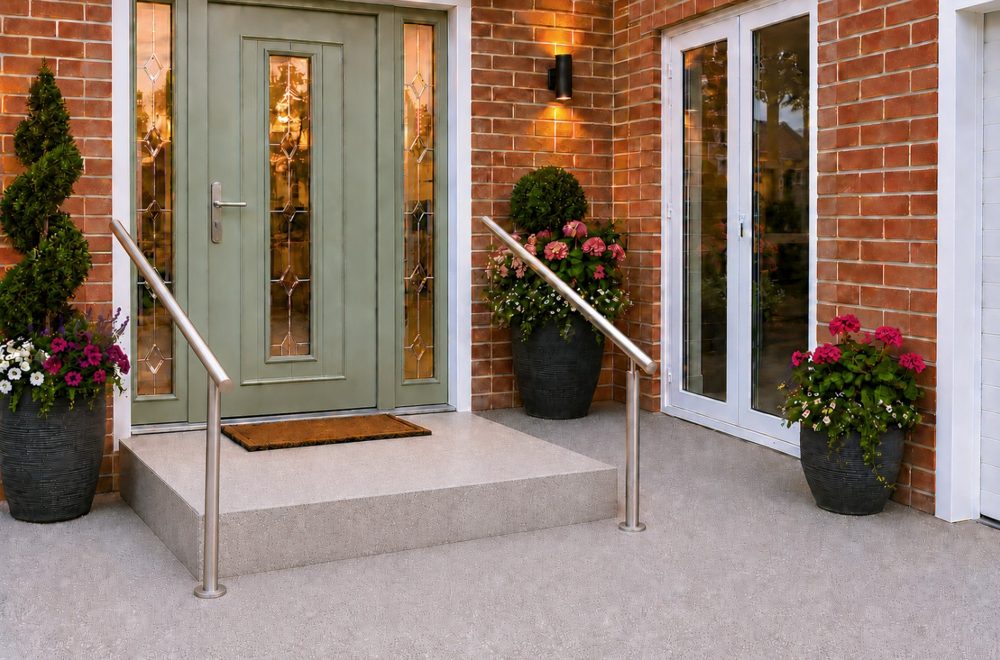 1 Step β 2 Sides handrail installation